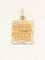Pendentif Medaille Augis rectangulaire Plus hier Moins Demain or jaune 58 Facettes 1202.3