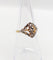 Bague 52 Bague antique diamants taille roses en or 18k monture fleurie 58 Facettes A06398
