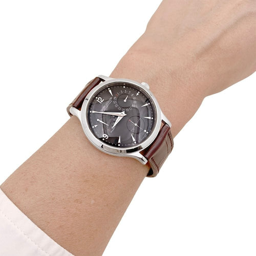 Montre Montre Jaeger-Lecoultre, "Master Control 1000 hours", acier, cuir. 58 Facettes 34832