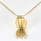 Pendentif RENE BOIVIN - Pendentif "Coloquinte" en or jaune diamants et émeraudes 58 Facettes