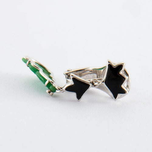Boucles d'oreilles Boucles d Oreille Jade 58 Facettes