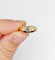 Bague 47 Bague bombée dôme or rose diamants serti étoilé (circa 1940) 58 Facettes A05459