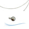 Collier Collier cable Oméga Perle de Tahiti et Diamants - Réversible Or jaune ou Or blanc 18 K 58 Facettes AA 1698