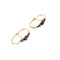 Boucles d'oreilles Boucles d'oreilles dites "Poissardes" en or rose, argent et diamants 58 Facettes FON1834