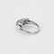 Bague 57.5 Bague en or gris et diamants 58 Facettes COL31342