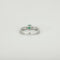 Bague 54 Bague or blanc émeraude et diamants 58 Facettes 413176