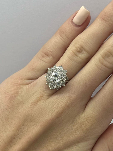 Bague 49 Bague ancienne or et diamants 3,30 ct 58 Facettes 00035401
