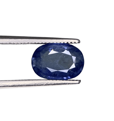 Gemstone Saphir bleu chauffé non traité 2.22cts 58 Facettes 515