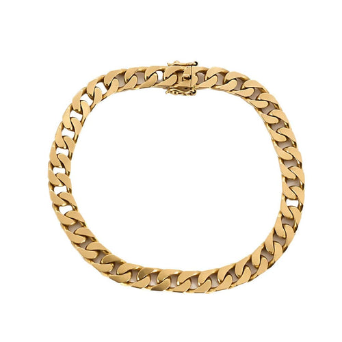 Bracelet Bracelet en or jaune composé d'une maille gourmette 58 Facettes CHA01722