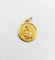 Pendentif Médaille religieuse vintage or jaune double face vierge Marie et Jésus Christ 58 Facettes B01019
