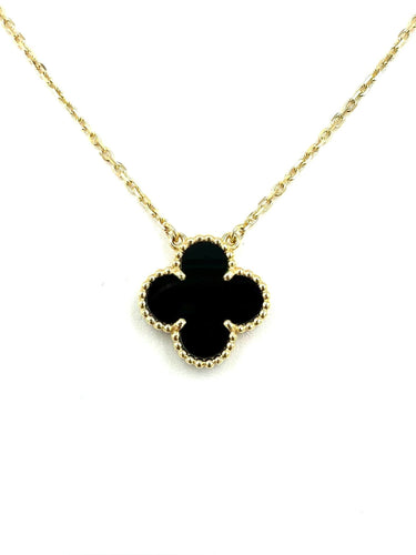 Pendentif VAN CLEEF & ARPELS - Pendentif Alhambra vintage Onyx 58 Facettes