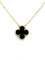 Pendentif VAN CLEEF & ARPELS - Pendentif Alhambra vintage Onyx 58 Facettes