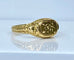 Bague 52 Chevalière en or jaune 18 carats vers 1900 58 Facettes AB664