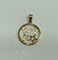 Pendentif Pendentif or jaune 58 Facettes LP732/3