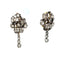 Broche Parure Fleur En Diamants, Argent Et Or 19ème Siècle 58 Facettes