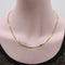 Collier Collier vintage à maillons en forme de pépite d'or 14 carats et 22 carats 58 Facettes