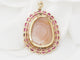 Pendentif Pendentif camée en or jaune rubis et diamants 58 Facettes 33312