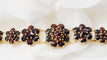 Bracelet Bracelet vintage en or jaune et grenat 58 Facettes 29414