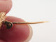 Broche vintage broche epingle tourbillon torsadee or emeraudes 58 Facettes 260447