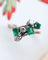 Bague 54 Bague Toi & Moi Or blanc Emeraudes et Diamants 58 Facettes A11399