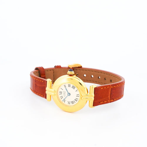 Montre Cartier Must Colisée - Ivory roman dial 58 Facettes