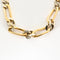 Collier Collier maille figaro en or jaune et gris, et diamants 58 Facettes CAN1120