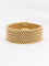 Bracelet souple maille milanaise or jaune 2,3 cm 58 Facettes 1165.3