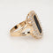 Bracelet Bague Diamant Onyx Vintage Or Jaune 58 Facettes