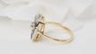 Bague ancienne en or jaune, saphirs et diamants
