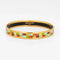 Bracelet Hermes - Bracelet jonc en émail motif à maillons multicolores 58 Facettes