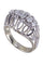 Bague 53 Bague jarretière années '50 diamants 58 Facettes 086201