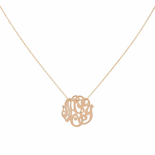 Collier Ginette NY Collier Pendentif Baby Lace Monogram Or rose 58 Facettes 2617336CN