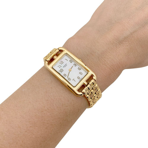 Montre Montre Hermès, "Cape Cod Nantucket", or jaune. 58 Facettes 34036