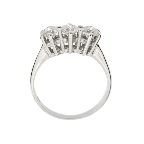 Bague Bague trilogie avec diamants 0,99 ct 58 Facettes 34018