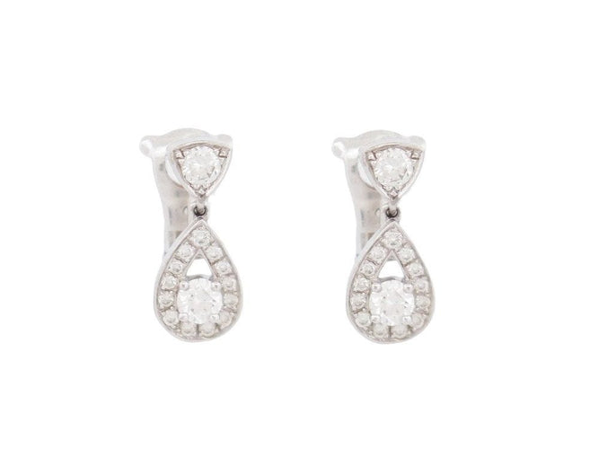 Boucles d'oreilles boucles d'oreilles CHAUMET josephine aube printaniere or diamant 58 Facettes 258911