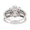 Bague 53 Bague Or blanc Diamant 58 Facettes 3083842CN