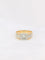 Chevalière Art Deco or platine diamant taille ancienne 0,4ct