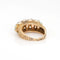 Bague 46 Bague diamant opale vintage des années 60 en or jaune 14 carats 58 Facettes G13166