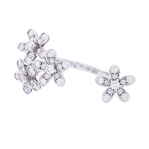 Bague 53 Bague Van Cleef & Arpels, "Socrate", or blanc et diamants. 58 Facettes 33556