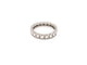 Bague 49 bague alliance pavage complet 20 diamants en platine 58 Facettes 261951