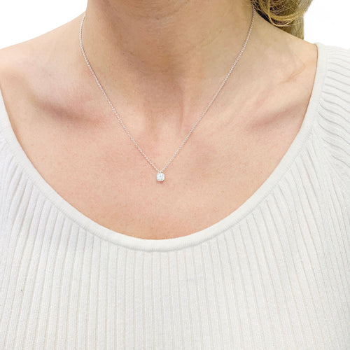 Collier Collier solitaire diamant. 58 Facettes 32358/30372