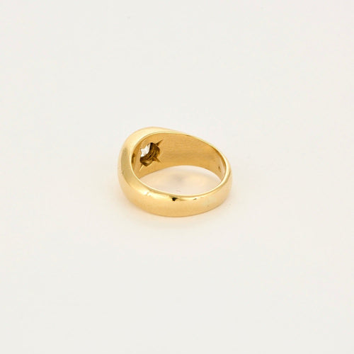Bague Jonc diamant taille ancienne 58 Facettes 1