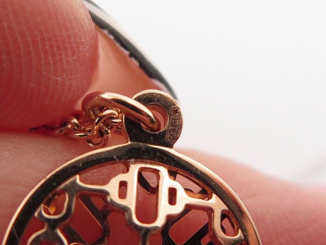Collier collier HERMES chaine d'ancre passerelle en or diamant 58 Facettes 257494