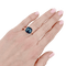 53 Bague Pomellato, "Nudo Classic", or blanc, or rose, topaze blue London. 58 Facettes 34222