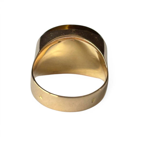 Bague 52 Bague œil de tigre en or jaune 18 carats 58 Facettes 347
