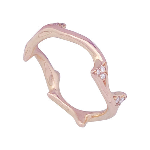 Bague 52 Bague Dior, "Bois de Rose", or rose, diamants. 58 Facettes 33738