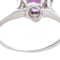 Bague 49 Bague Pompadour Or blanc Rubis 58 Facettes 3460728CN