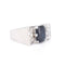 Bague 56 Bague Tank Art Déco Or, Saphir et Diamants 58 Facettes 365