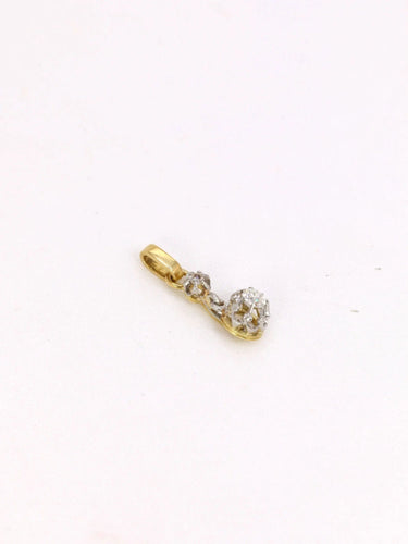 Pendentif Pendentif ancien diamant 0,15 carat 58 Facettes J412