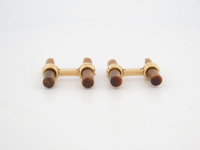 Boutons de manchette boutons de manchettes BOUCHERON en or 19 batonnets faisceaux 58 Facettes 260635